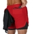Camo Running Shorts Masculino 2 em 1 Shorts de Secagem Rápida - INSANE MEN'S STORE