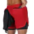 Camo Running Shorts Masculino 2 em 1 Shorts de Secagem Rápida - INSANE MEN'S STORE