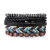 Conjunto Pulseiras de Couro Envolto Trançadas - INSANE MEN'S STORE
