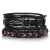 Conjunto Pulseiras de Couro Envolto Trançadas na internet