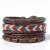 Conjunto Pulseiras de Couro Envolto Trançadas na internet