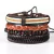 Conjunto Pulseiras de Couro Envolto Trançadas - INSANE MEN'S STORE