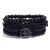 Conjunto Pulseiras de Couro Envolto Trançadas - comprar online