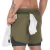 Camo Running Shorts Masculino 2 em 1 Shorts de Secagem Rápida
