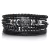 Conjunto Pulseiras de Couro Envolto Trançadas - comprar online