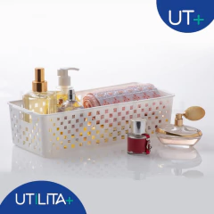 Cesto Organizador Quadratta 34x 15x 9cm Branco UTMAIS890BRANCO na internet