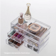 Caixa organizadora com 2 gavetas 21,5x 12,5x 5 cm UTMAIS1090 - loja online
