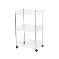 ORGANIZADOR TRIPLO C/ RODIZIO 38X28X76 CM
