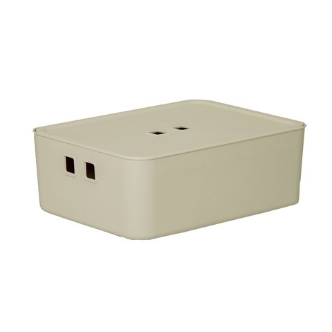 Organizador C/ Tampa 42x31x12 Cm Fly 14,0 Lts Creme