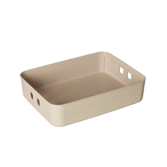 CESTO ORGANIZADOR 34X26X8 CM FLY 6,0 LTS CREME