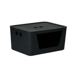 Organizador C/abertura E Tampa 34x26x17cm Fly 13,0 Lts Preto
