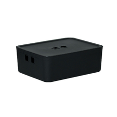 Organizador C/ Tampa 34x26x12 Cm Fly 9,0 Lts Preto