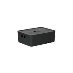 Organizador C/ Tampa 26x20x12 Cm Fly 5,2 Lts Preto
