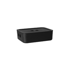 Organizador C/ Tampa 26x20x8 Cm Fly 3,5 Lts Preto