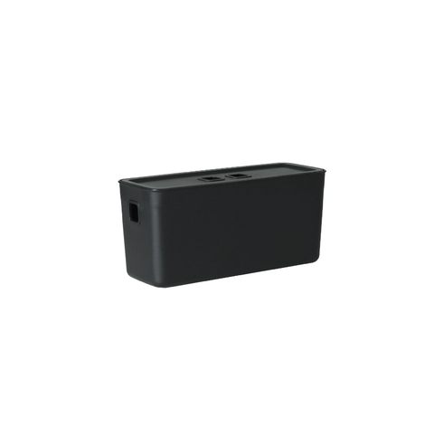 Organizador C/ Tampa 26x10x12 Cm Fly 2,6 Lts Preto