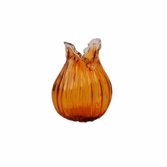 VASO DECOR MURANO 20X13X26 CM AMBAR