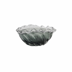 Centro De Mesa Decor Murano 21x15x10 Cm Cinza Quartzo
