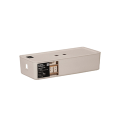 ORGANIZADOR C/ TAMPA 34X15X8 CM FLY 3,2 LTS BRANCO