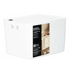 Organizador C/ Tampa 42x31x24 Cm Fly 27,5 Lts Branco