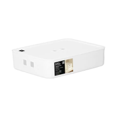 ORGANIZADOR C/ TAMPA 34X26X8 CM FLY 6,0 LTS BRANCO