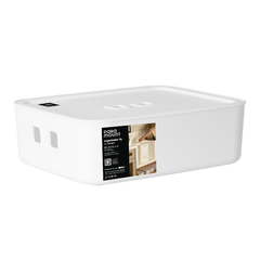 Organizador C/ Tampa 42x31x12 Cm Fly 14,0 Lts Branco