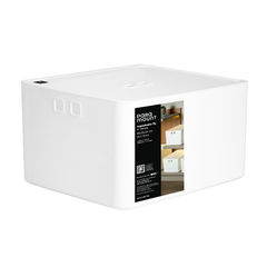 Organizador C/ Tampa 49x35x24 Cm Fly 36,2 Lts Branco