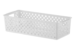 Cesto Organizador Quadratta 34x 15x 9cm Branco UTMAIS890BRANCO