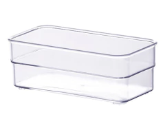 Organizador Diamond 15x 7,5x 5,2cm Cristal UTMAIS934 - Utilita Mais - Sua loja de utilidades para facilitar o seu dia a dia