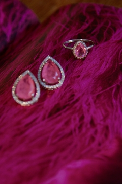 Anel Kalani - turmalina pink 0898 - comprar online