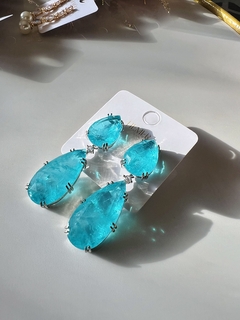 Brinco Blue Light - Coleção Pedraria - 2019 na internet