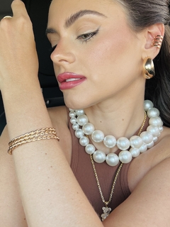 Bracelete Aro Torcido - Dourado 2039 - comprar online