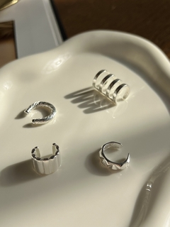 Piercing Fake Quatro Aros - Prata 2049 - Loja Hemera
