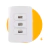 CONJUNTO 3 TOMADAS CARREGADOR USB 1A - BIVOLT