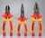 Juego Set Pinzas Aislacion 1000v 3pzs Lusqtoff l4265