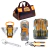 Kit Bolso Herramientas Pico Loro Pinza Ingco C566