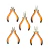 Set Juego Mini Pinzas Alicate 5pzs L4111 Lusqtoff - comprar online