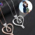 Colar Coração I Love You Prata 925