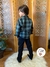 Conjunto de camisa xadrez em flanelado e calça em Sarja Luc.Boo - comprar online