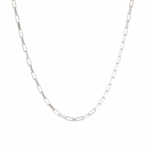 Corrente de Prata Masculina Elos Cartier