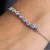 Pulseira de Prata Cravejada Moissanite na internet