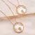 Colar Mandala Filhos Amor De Mãe com Detalhes em Madre Perola e Micro Zircônias - Semijoia em Ouro 18K