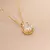 Gargantilha Ponto de Luz com Borboletas - Semijoia em Ouro 18K - comprar online