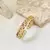 Bracelete Elos e Detalhe em Micro Zircônias - Semijoia em Ouro 18K