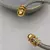 Bracelete Lux Dois Tons com Micro Zircônias - Semijoia em Aço Inoxidável - loja online
