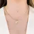 Colar Riviera com Pingente Coração de Mãe Pézinhos - Semijoia Ouro 18k