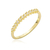 Anel Aparador Cravejado com Micro Zircônias - Semijoia em Ouro 18K - comprar online