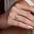 Anel Oval com Coração e Detalhes com Micro Zircônia - Semijoia Ouro 18K