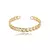 Bracelete Elos e Detalhe em Micro Zircônias - Semijoia em Ouro 18K na internet