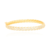 Bracelete Torcido com Micro Zircônias - Semijoia em Ouro 18K - comprar online