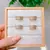 Piercing Fake Duas Fileiras de Baguetes em Zircônias - Semijoia em Ouro 18K - comprar online